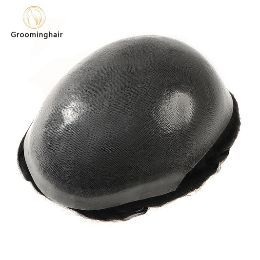 MPK | SISTEMA DE PELE DE 0,08 MM COM SUBSTITUIÇÃO DE CABELO DE POLI DE NÓS DUPLOS