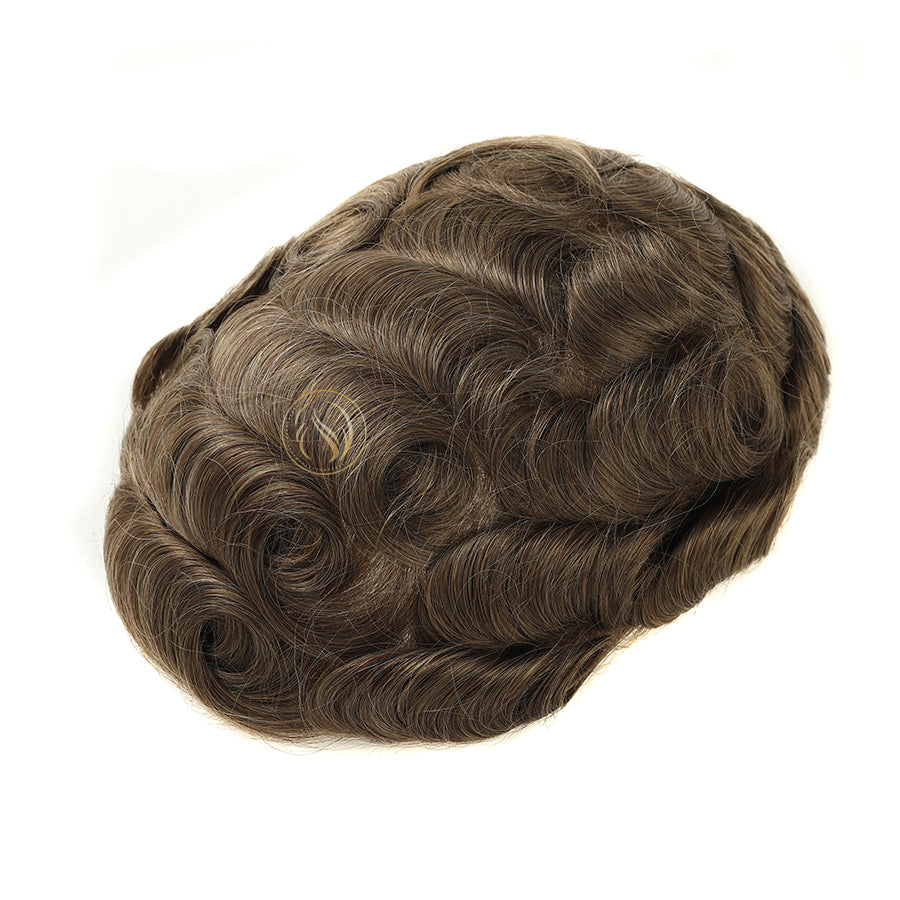 UTS | THIN SKIN V LOOP HAIR SYSTEM 0.04MM INVISIBLE NATURAL HAIRLINE FOR MEN