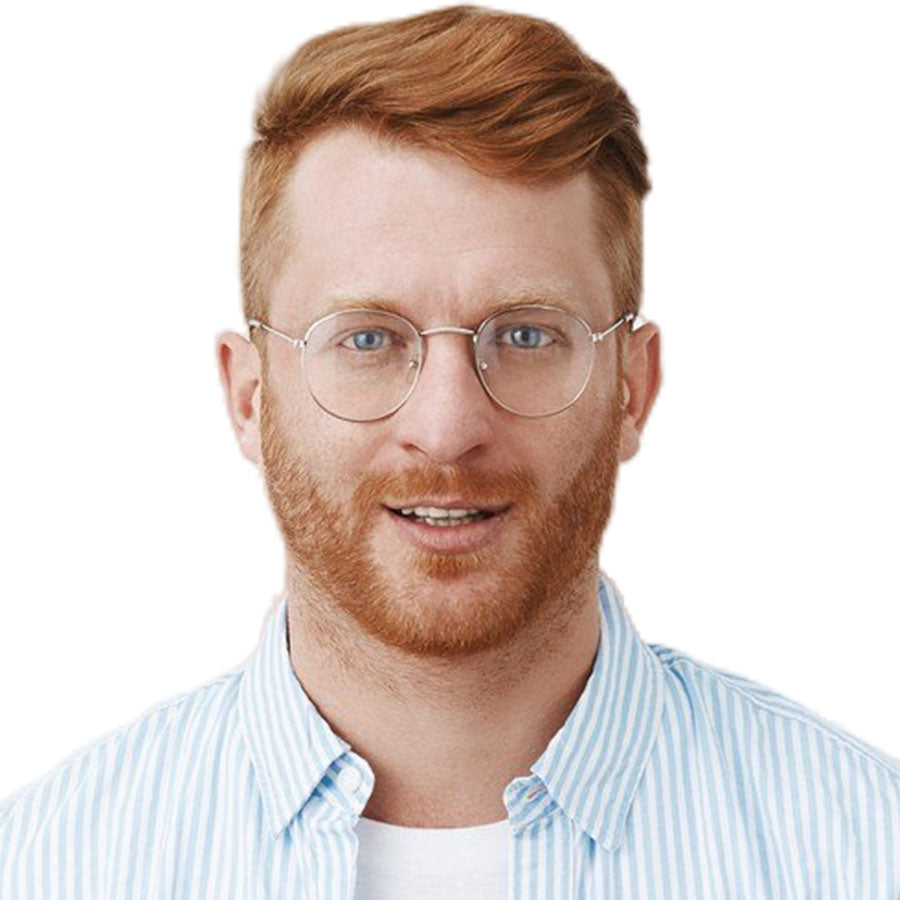 Sistema capilar Q6 Swiss Lace con nudos decolorados en laterales y parte posterior de poliéster