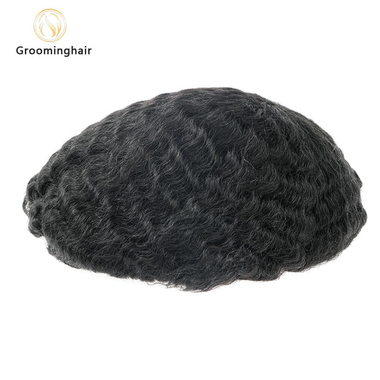 THIN SKIN POLY 10MM WAVE MAN HAIR UNIT