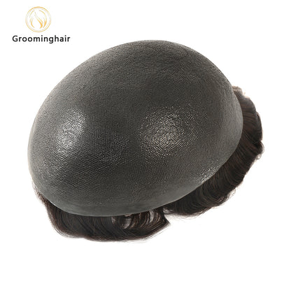 MSSV | Sistema de cabello invisible de 0.02 mm de grosor con bucle en V para hombres