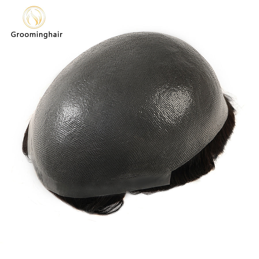 UTK | SISTEMA DE CABELO DE PELE FINA COM NÓS DUPLOS 0,04 MM INVISÍVEL NATURAL EM V