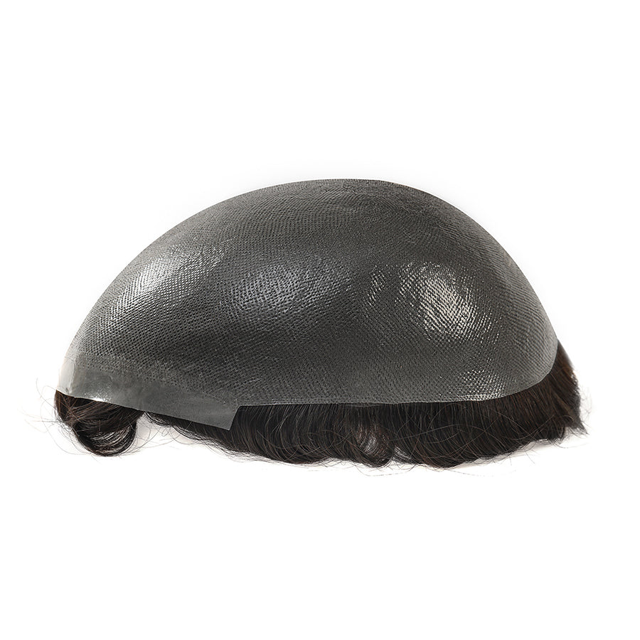 UTK | SISTEMA DE CABELO DE PELE FINA COM NÓS DUPLOS 0,04 MM INVISÍVEL NATURAL EM V