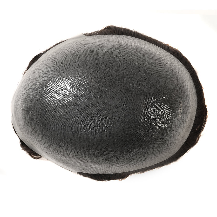 UTK | SISTEMA DE CABELO DE PELE FINA COM NÓS DUPLOS 0,04 MM INVISÍVEL NATURAL EM V