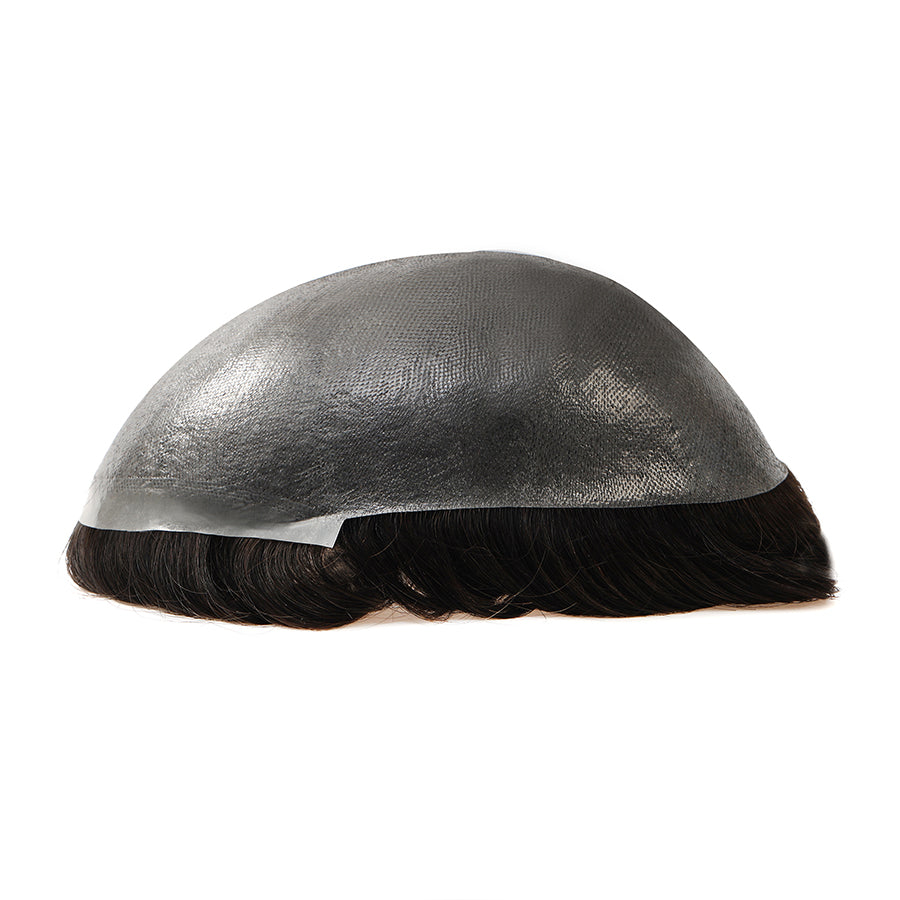 UTS | SISTEMA DE CABELO V LOOP DE PELE FINA 0,04 MM LINHA DO CABELO NATURAL INVISÍVEL PARA HOMENS