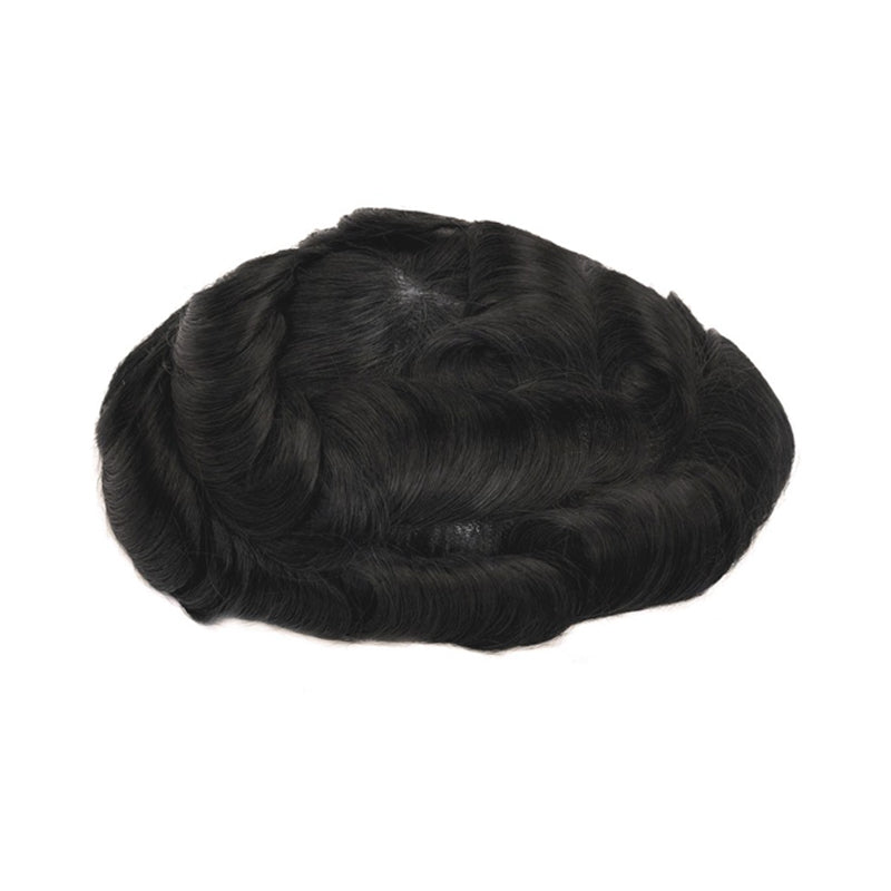 MFS | MONOFILAMENT BODY WITH INVISIBLE SWISS LACE FRONT HAIR SYSTEM TOUPEE