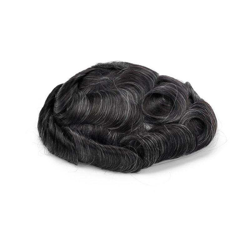 MFS | MONOFILAMENT BODY WITH INVISIBLE SWISS LACE FRONT HAIR SYSTEM TOUPEE