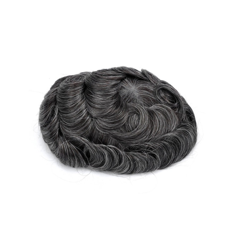 MFS | MONOFILAMENT BODY WITH INVISIBLE SWISS LACE FRONT HAIR SYSTEM TOUPEE