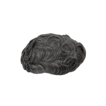 MSK| Popular 0.06MM SKIN HAIR SYSTEM WITH DOUBLE KNOTS FOR MEN