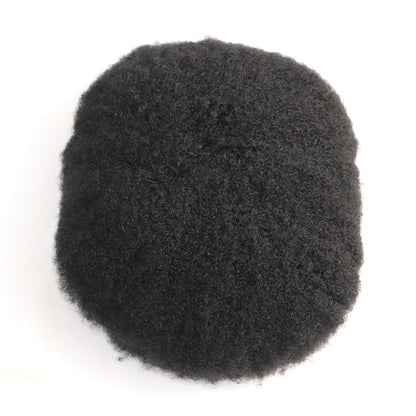 FULL LACE MAN WAVE UNITS 4MM HAIR REPLACEMENT FOR AFRICAN HAIR