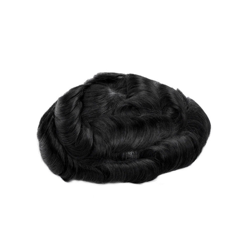 MFS | MONOFILAMENT BODY WITH INVISIBLE SWISS LACE FRONT HAIR SYSTEM TOUPEE