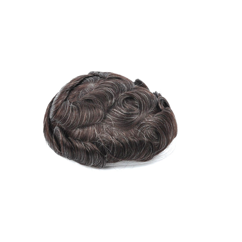 MFS | MONOFILAMENT BODY WITH INVISIBLE SWISS LACE FRONT HAIR SYSTEM TOUPEE