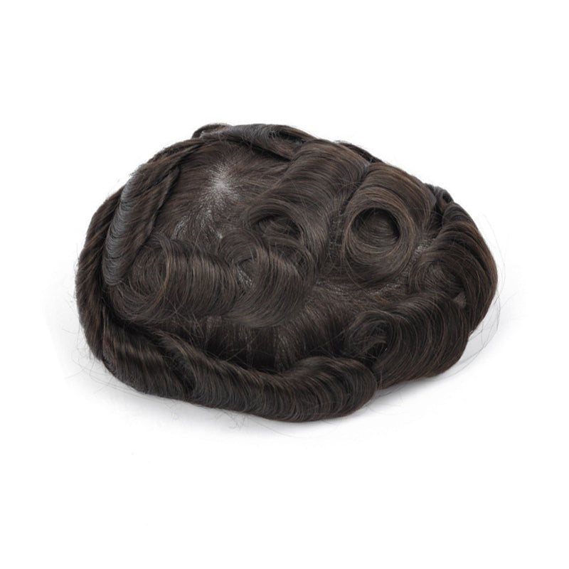 MFS | MONOFILAMENT BODY WITH INVISIBLE SWISS LACE FRONT HAIR SYSTEM TOUPEE