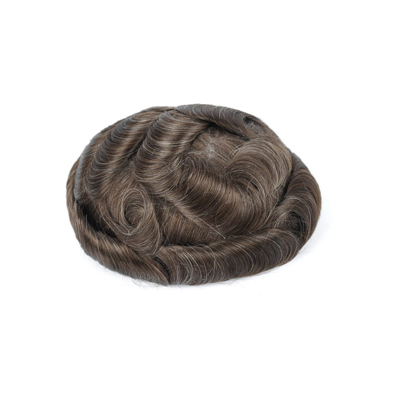 MSSV | Sistema de cabello invisible de 0.02 mm de grosor con bucle en V para hombres