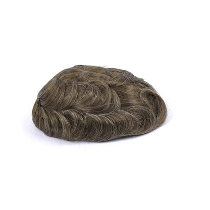 MSK| Popular 0.06MM SKIN HAIR SYSTEM WITH DOUBLE KNOTS FOR MEN