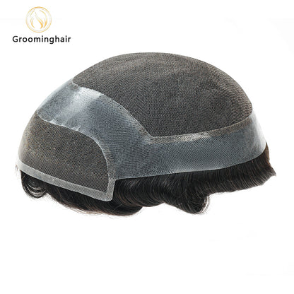 HOLLYWOOD SWISS LACE HAIR SYSTEM WITH POLY PERIMETER AND LACE FRONT