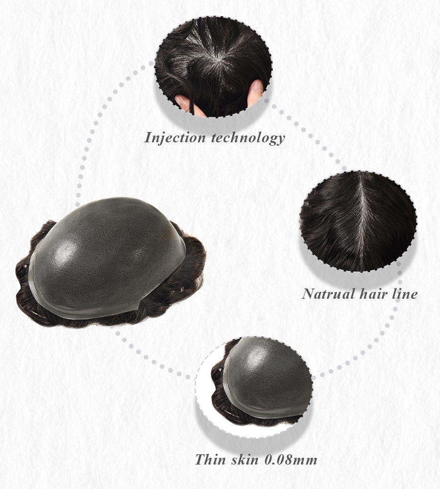 MSI | REALITY SKIN INJECTION CRAFT MEN TOUPEE OF SKIN SYSTEM