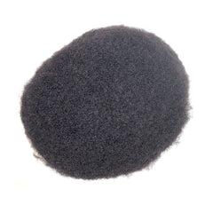 FULL LACE 4MM AFRO CURLY MAN HAIR REPLACEMENT UNIT