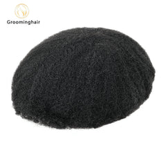 Unidade de substituição de cabelo FULL LACE MAN WAVE para cabelo americano com ondas de 2 mm