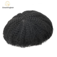 Unidade de substituição de cabelo FULL LACE MAN WAVE 6MM WAVE BLACK