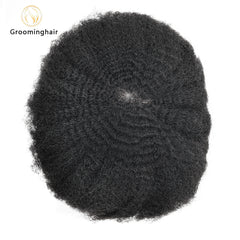 Unidade de substituição de cabelo FULL LACE MAN WAVE 6MM WAVE BLACK