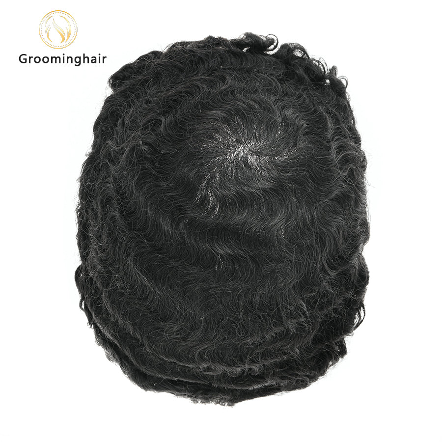 Unidade de onda masculina de polipropileno de 12 mm para substituição de pelos de pele fina
