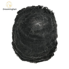 Unidade de onda masculina de polipropileno de 12 mm para substituição de pelos de pele fina