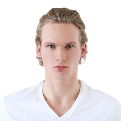 MSSV | Sistema de cabello invisible de 0.02 mm de grosor con bucle en V para hombres