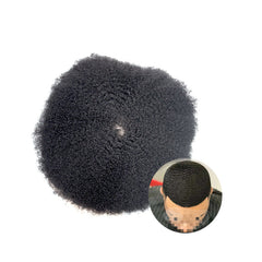 FULL LACE MAN WEAVE UNIT HAIR REPLACEMENT FOR AMERICAN HAIR 2MM AFRO WAVE