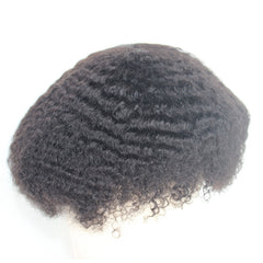 THIN SKIN POLY MAN WEAVE HAIR REPLACEMENT UNIT 8MM WAVE