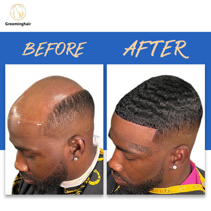 POLY 12MM MAN WAVE UNIT THIN SKIN HAIR REPLACEMENT