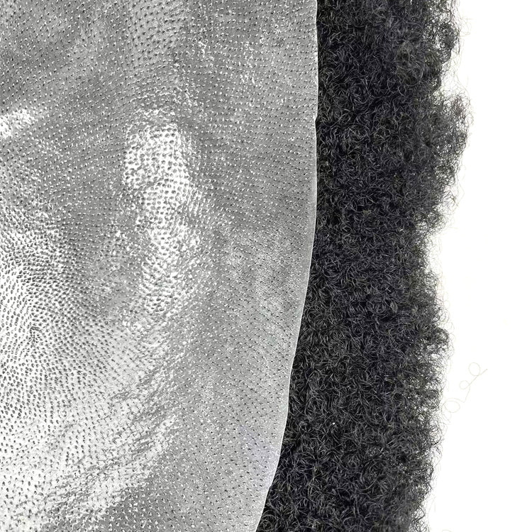 4MM AFRO FULL SKIN POLY MAN HAIR REPLACEMENT FOR AFRICAN HAIR